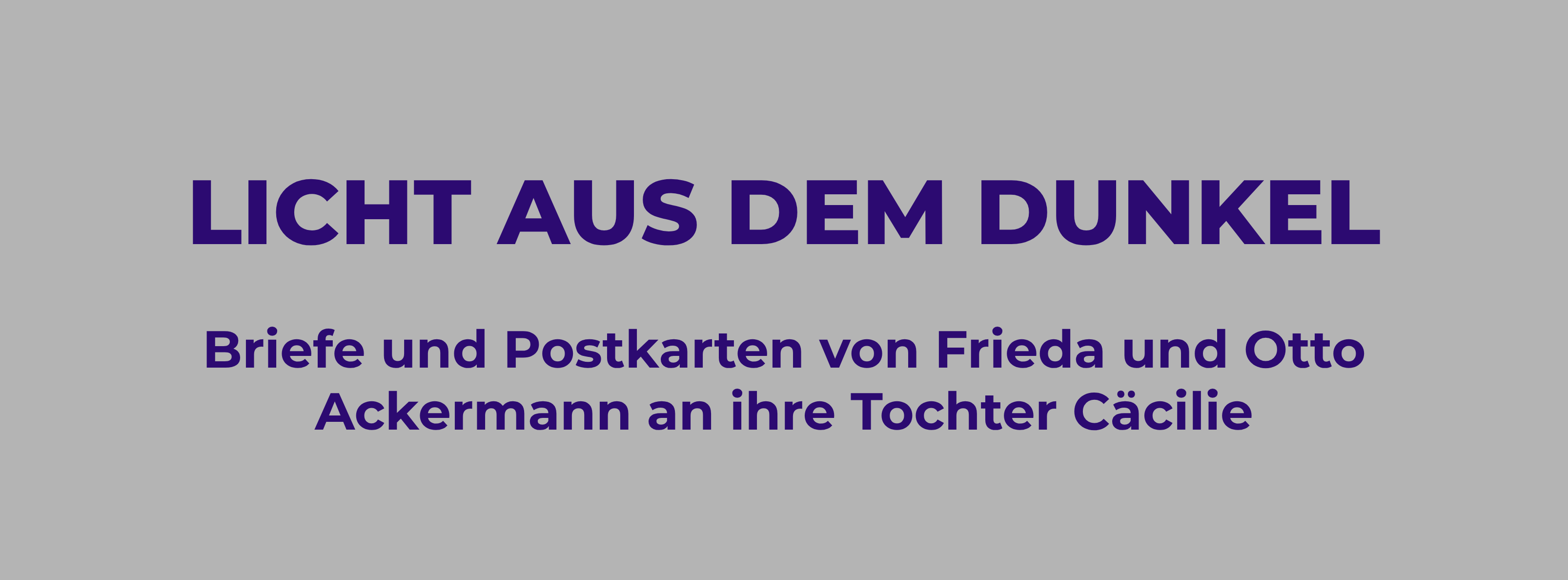 Einladung zur Stolpersteinverlegung und Vorstellung der Ausstellung "Licht aus dem Dunkel"